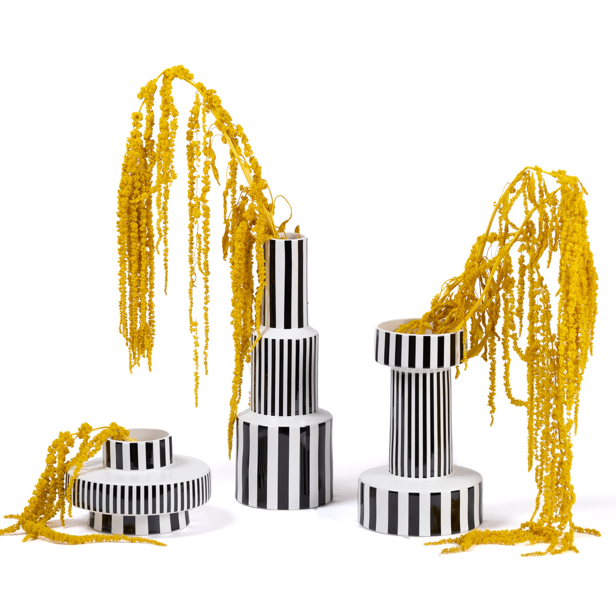 Zebra Vases