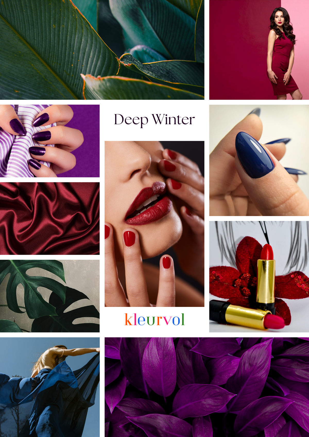 Deep/Dark Winter - Makeup Guide (6x brands)