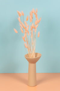 Coral Blush Bunny Tails