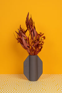 Charcoal Florence Ceramic Vase (16cm)