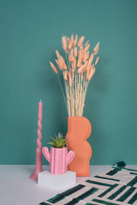 Coral Blush Bunny Tails