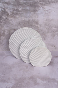 Small White Valence Ceramic Vase (18cm)