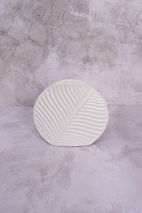 Small White Valence Ceramic Vase (18cm)