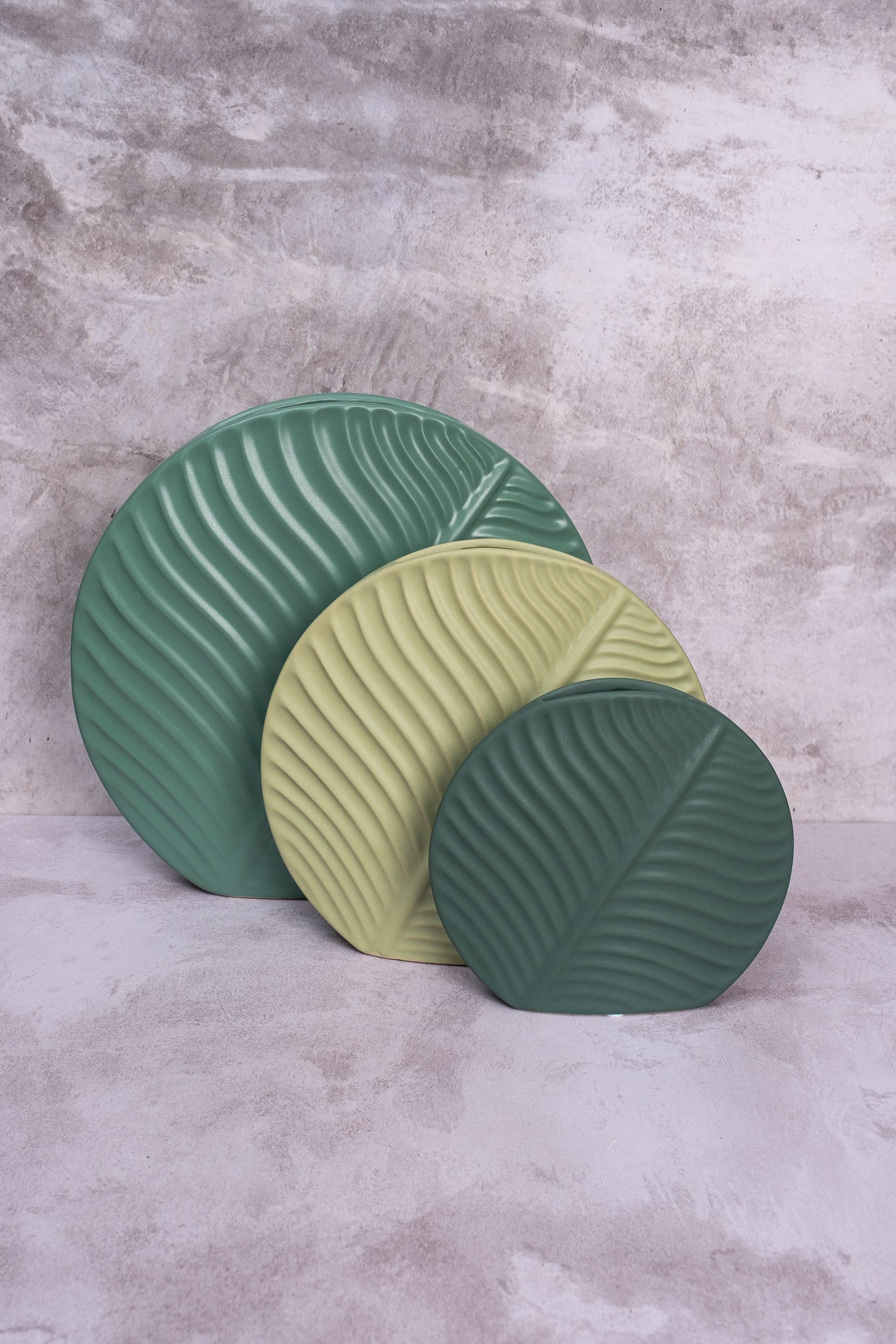 Large Green Valence Ceramic Vase (31cm)