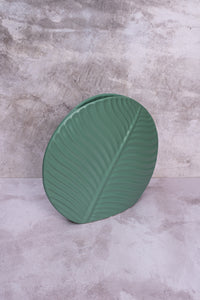 Large Green Valence Ceramic Vase (31cm)