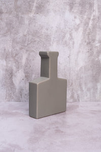 Grey Block Nantes Ceramic Vase (20cm)