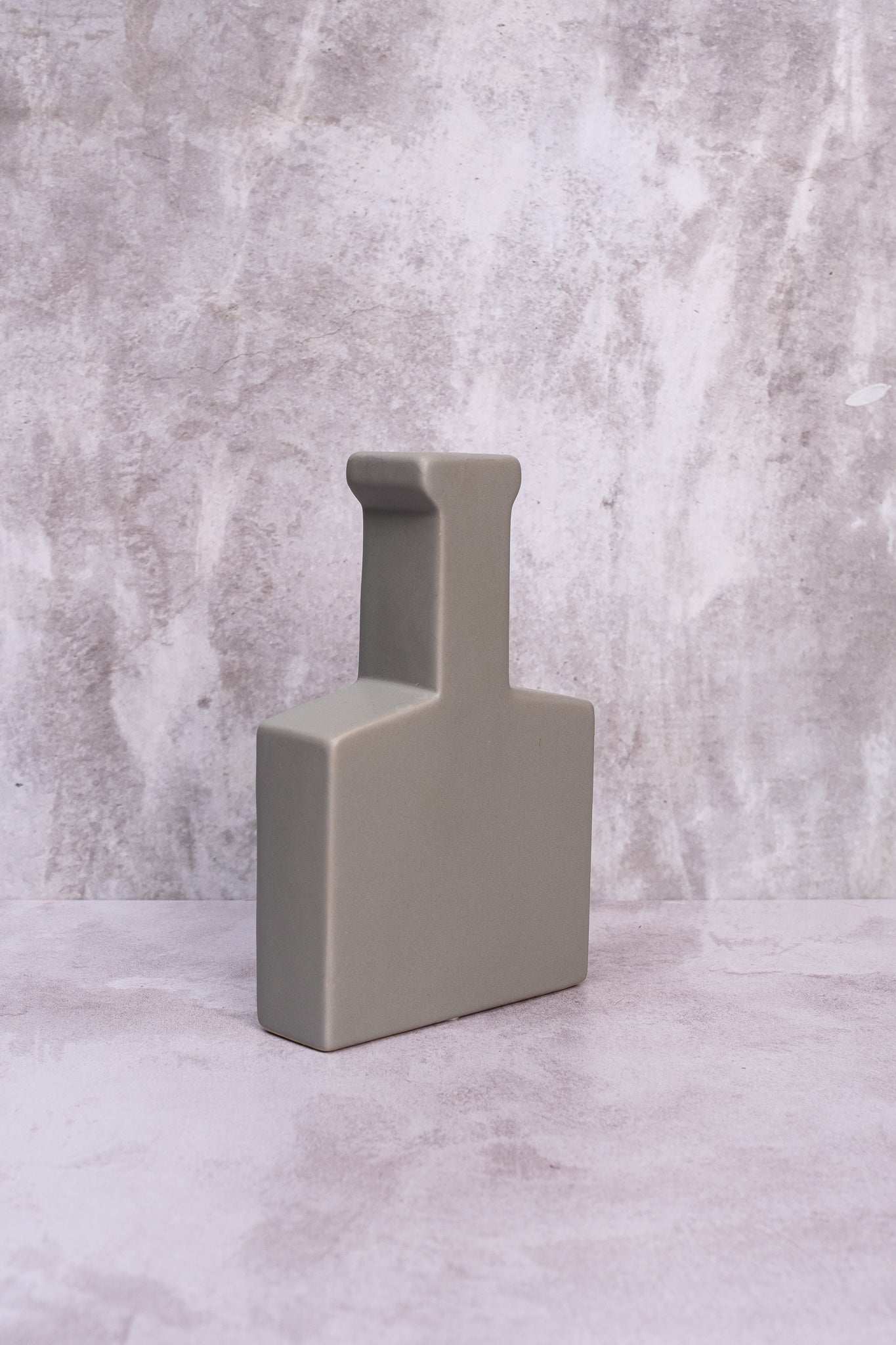 Grey Block Nantes Ceramic Vase (20cm)