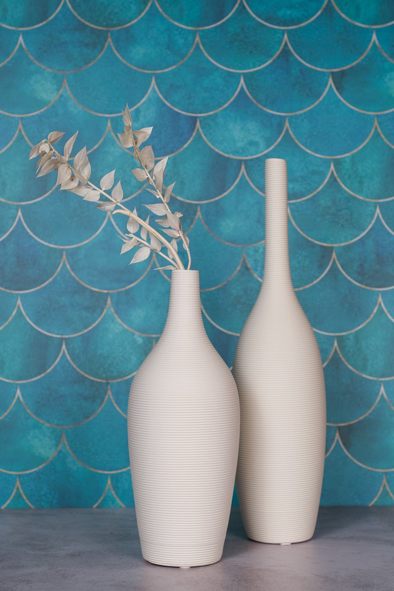 Narrow Neck Ceramic Vase (38cm)