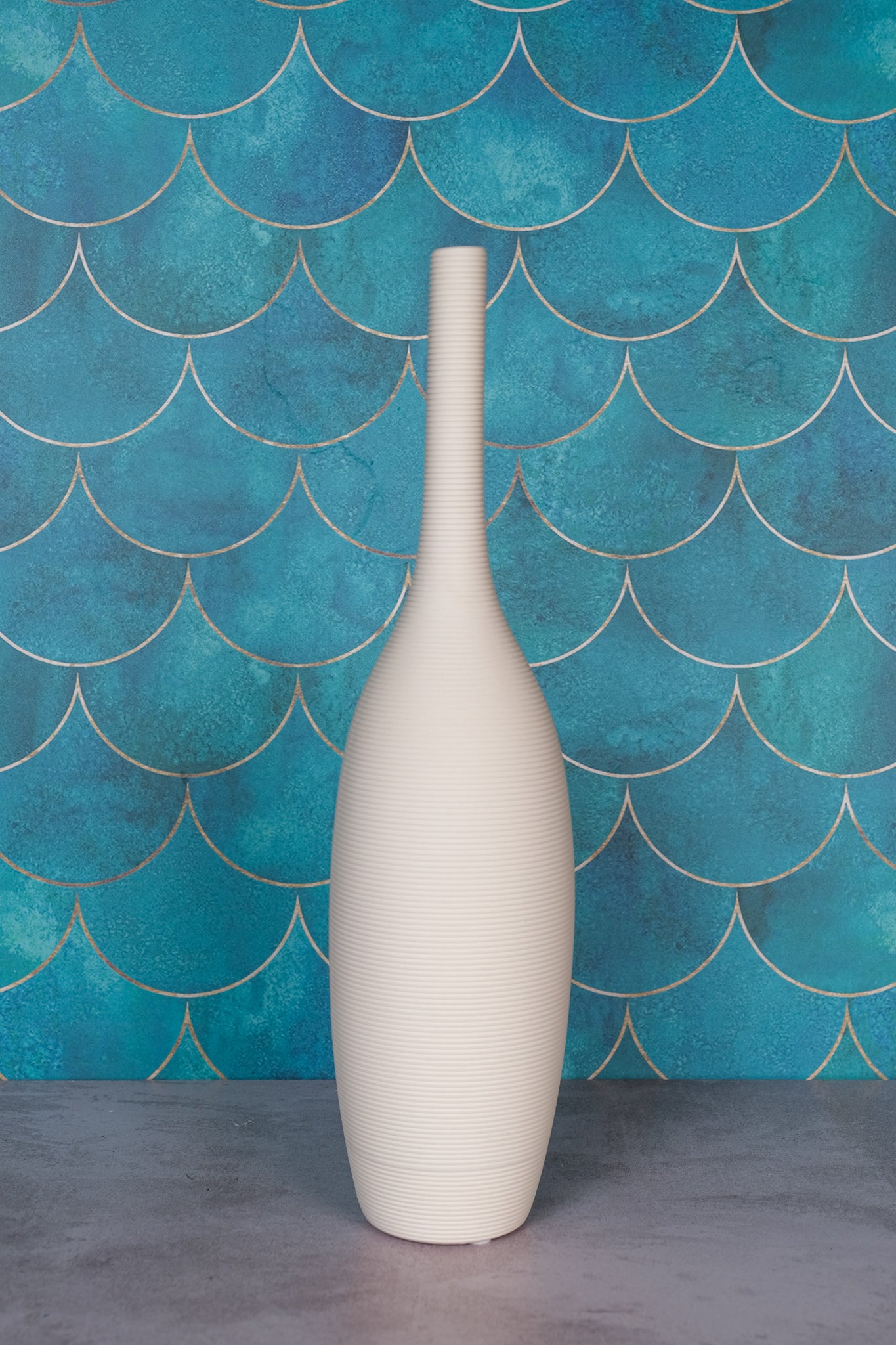 Narrow Neck Ceramic Vase (38cm)