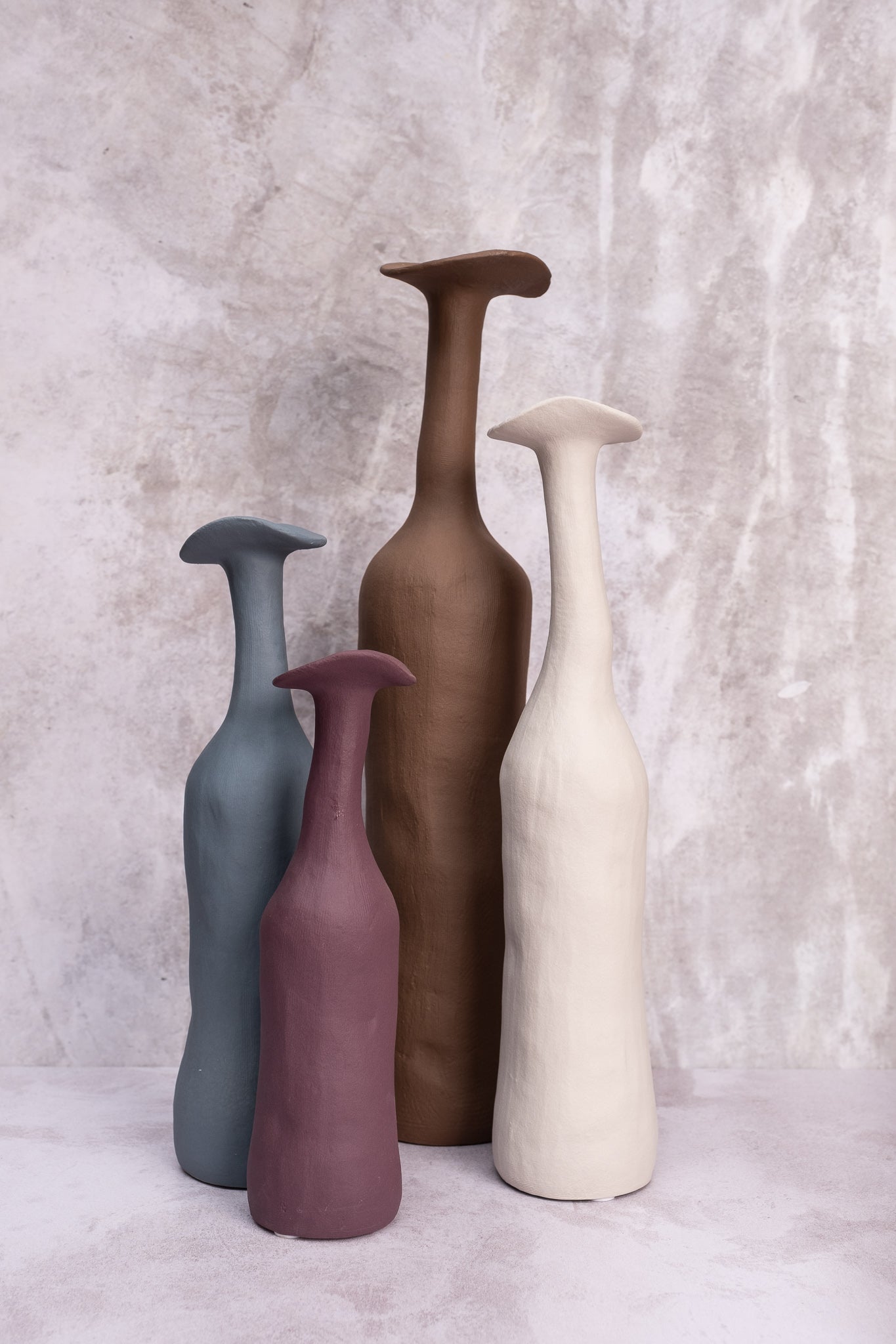 Purple Wonky Ceramic Vase