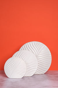 Small White Valence Ceramic Vase (18cm)