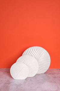 Small White Valence Ceramic Vase (18cm)