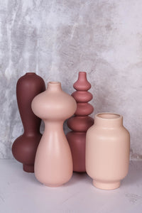Burgundy Seville Ceramic Vase (37cm)