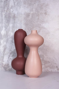 Burgundy Seville Ceramic Vase (37cm)
