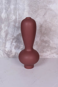 Burgundy Seville Ceramic Vase (37cm)