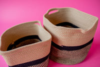 Budapest Two-Tone Basket (Medium)(23cm x 23cm)